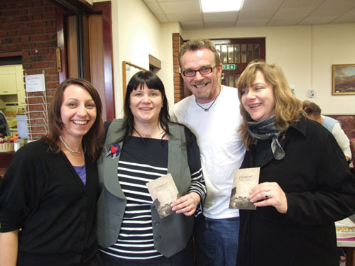 From left to right, Emily Coleman from Farnham Maltings, Katy Potter from Tandridge Leisure, film maker Mark Levermore and drama practitioner, Beth Wood