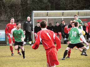 Match action again Chipstead FC