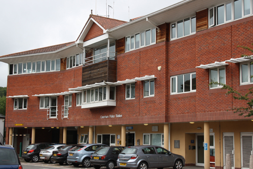 Caterham police station in Timber Hill Road, one of the newer stations in the district.  Photograph by Tom Dempsey.