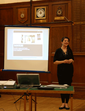 Ellie Kidson from Metamorphosis at the recent retail event in the Soper Hall.