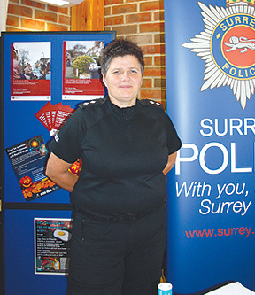 Tandridge Neighbourhood Inspector, Elaine Burtenshaw.