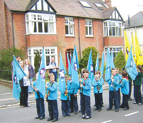 Beaver Scouts at this year's St. George's Day Parade in Caterham. Photo by Jon Harrison, www.lcaleventphotos.co.uk.