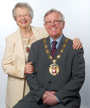 Councillor Alan Jones and his wife Yvonne.