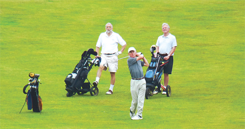 Golfers at last year's charity event at Bletchingley Golf Club.