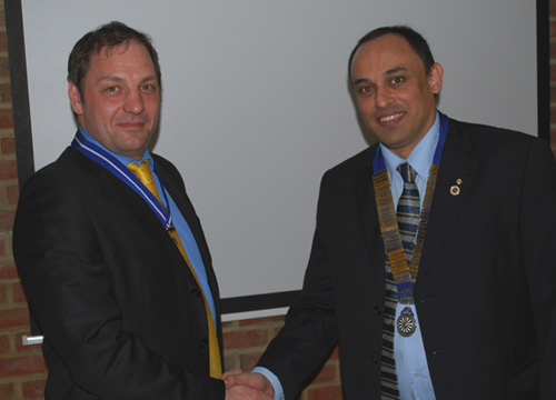 New Chairman, Glen O'Dwyer (right) with the new Vice-Chairman, Peter Dommett. 