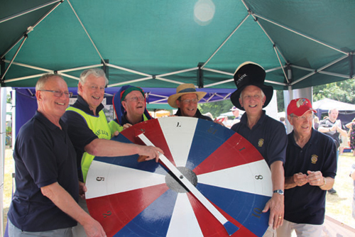 Members of Caterham Rotary Club at last year's Dene Fête