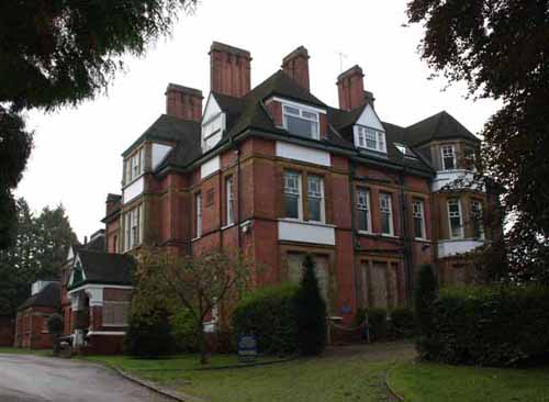 'Harestone', the site of the former Marie Curie Hospice in Harestone Valley Road, Caterham. 