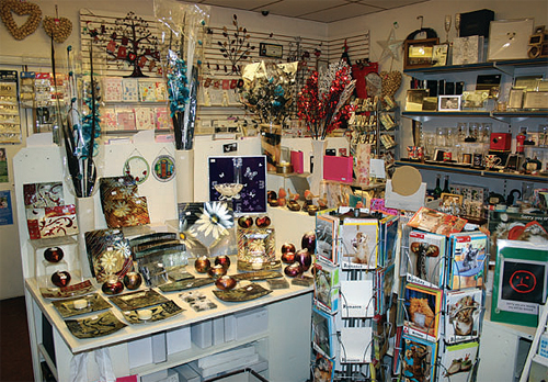 Inside Alice Rose Gifts in Chaldon Road, Caterham-on-the-Hill.