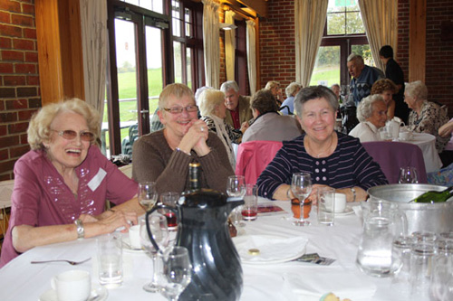 All smiles – guests at yesterday's Rotary Reachout event.