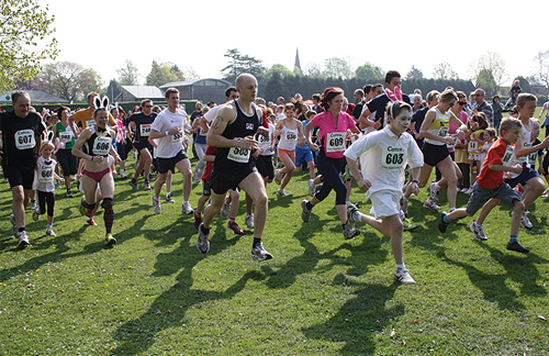 Runners set off on last year’s 5k race. Photo by Jon Harrison Runners set off on last year’s 5k race. Photo by Jon Harrison