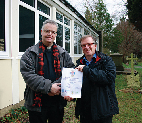 Reverend Duncan Swan and Jeremy Webster.