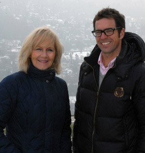 Denise Saliagopoulos and Ken Whelpdale on Box Hill.