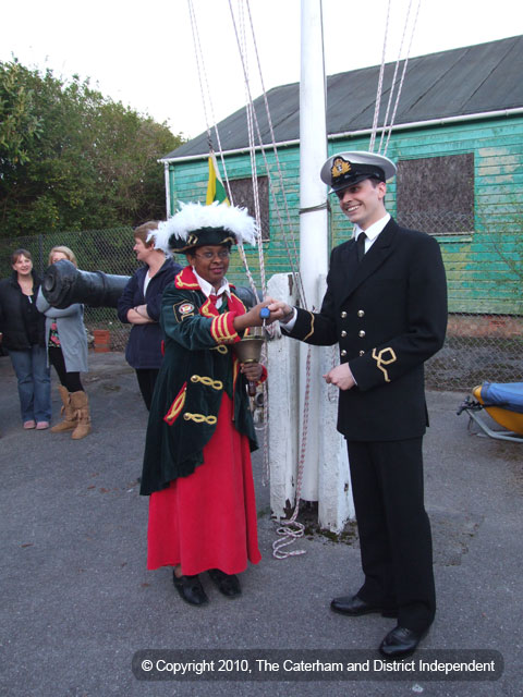 Presentation of new minibus to Caterham Sea Cadets, 27th April 2010 / DSCF0635.jpg