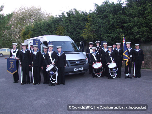 Presentation of new minibus to Caterham Sea Cadets, 27th April 2010 / DSCF0638.jpg