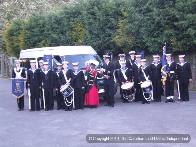 Presentation of new minibus to Caterham Sea Cadets, 27th April 2010 / DSCF0641.jpg